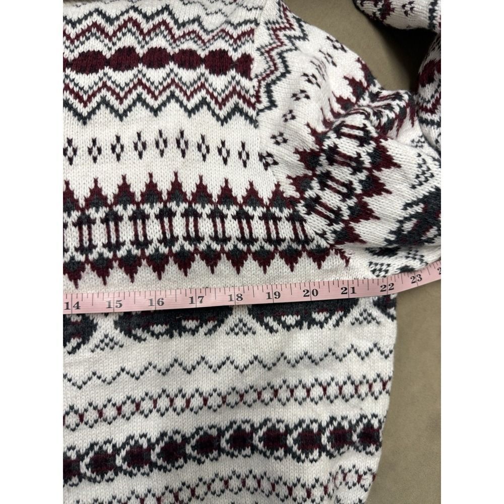 Croft & Barrow Fair Isle Crew Neck Heavy Knit Sweater. Multicolor. Men's. Sz L - Picture 7 of 12